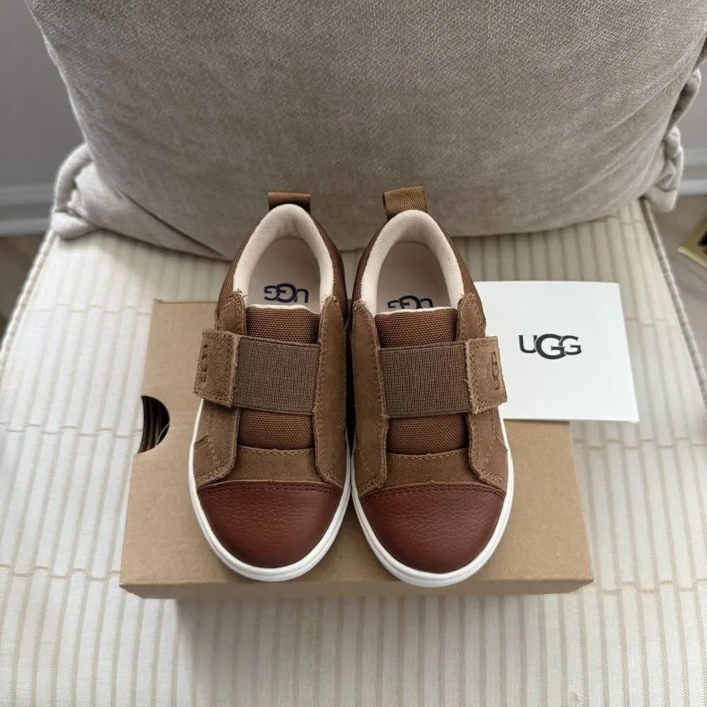 UGG Toddlers Rennon Low Shoes | Chestnut | 1117454T-CHE | Authentic New - Size 8